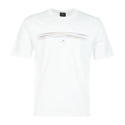 Paul Smith Blur Stripe White T-Shirt