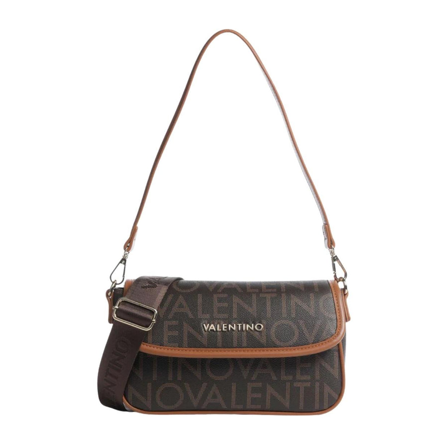 Valentino Bags Regina Re Flap Moro/Naturale Shoulder Bag