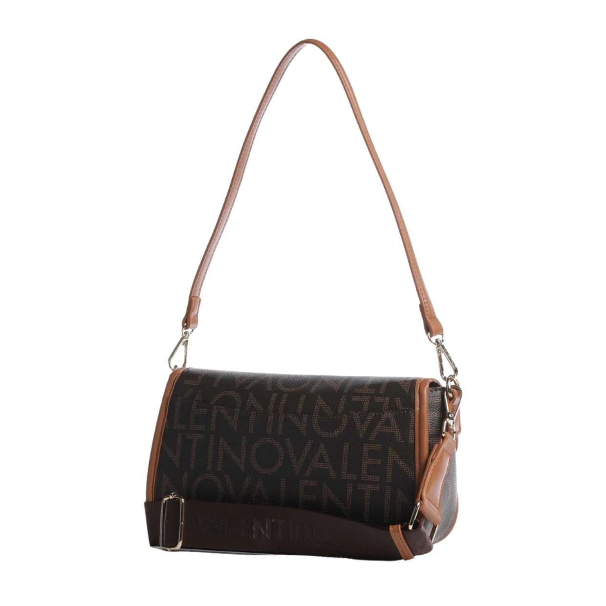 Valentino Bags Regina Re Flap Moro/Naturale Shoulder Bag