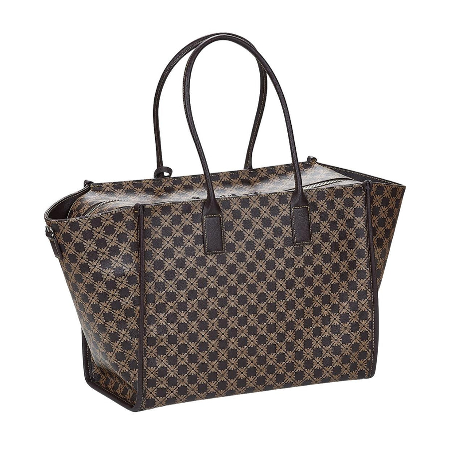 Emporio Armani Fancy Antique Large Brown Tote Bag