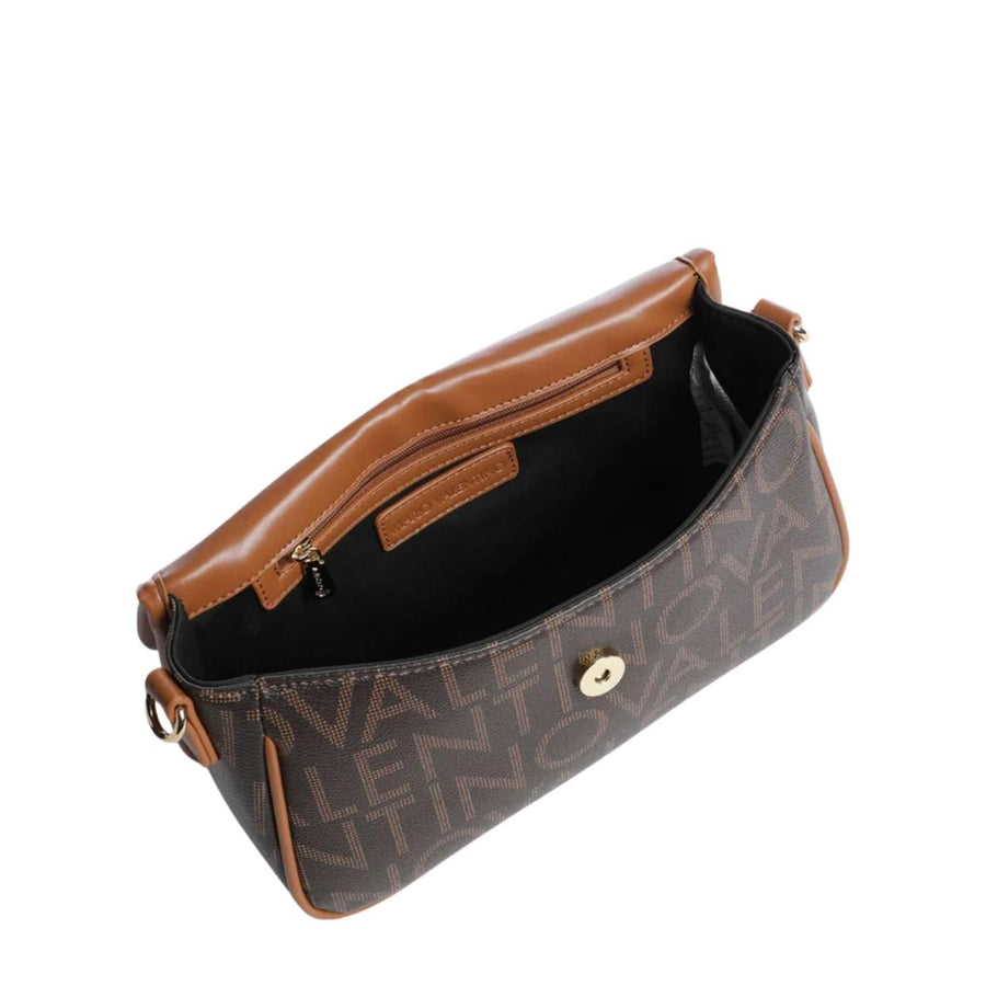 Valentino Bags Regina Re Flap Moro/Naturale Shoulder Bag