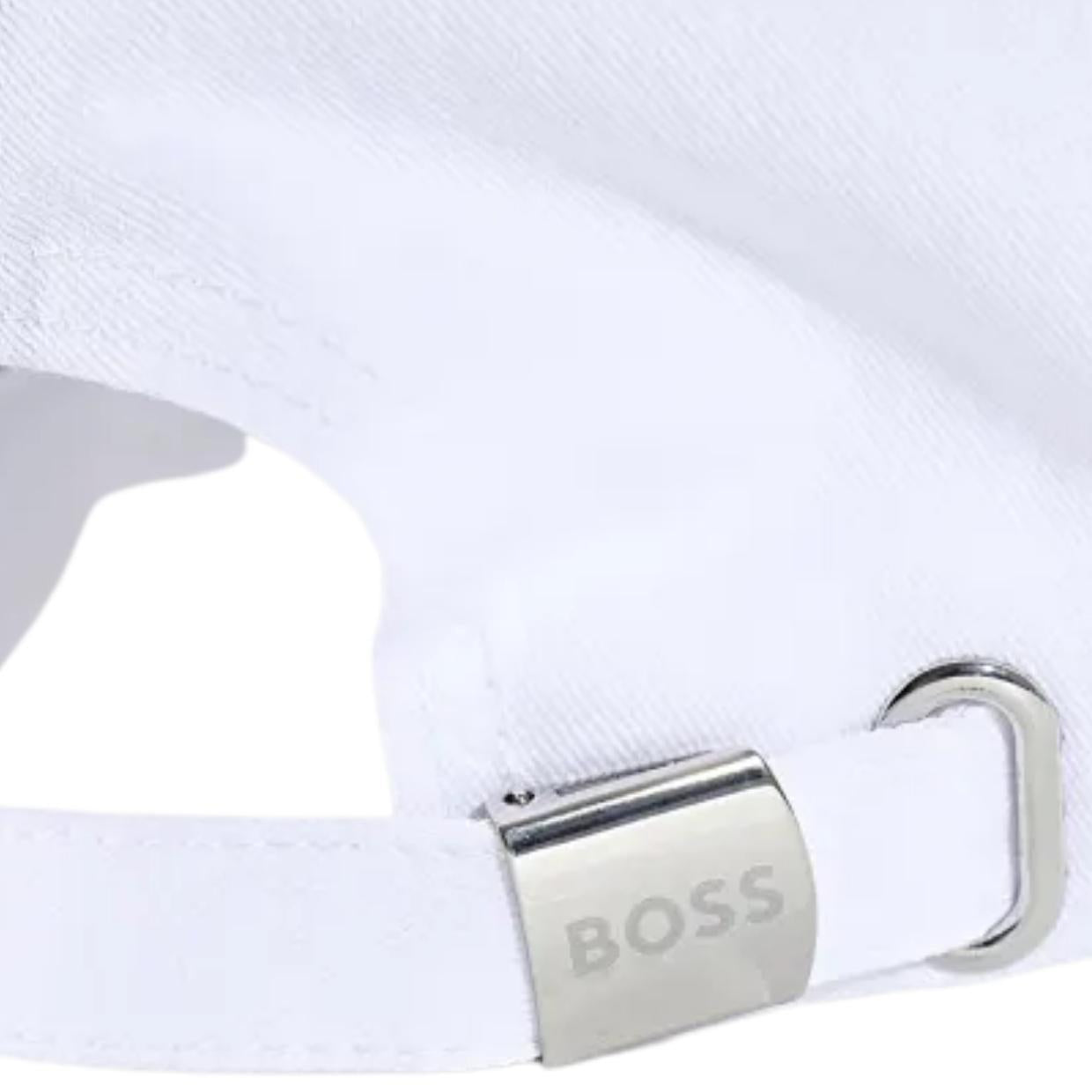 BOSS Bold Logo White Cap