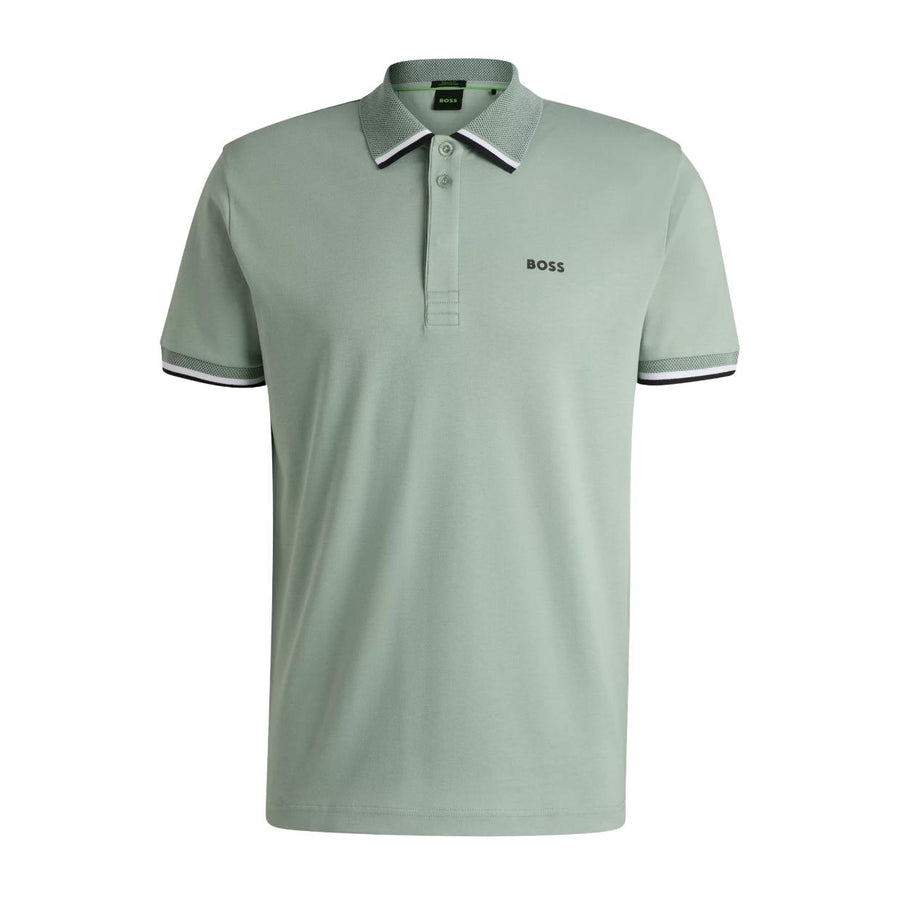 BOSS Paddy Lux Heritage Light Green Polo Shirt