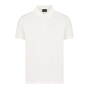 Emporio Armani Printed Logo White Polo Shirt