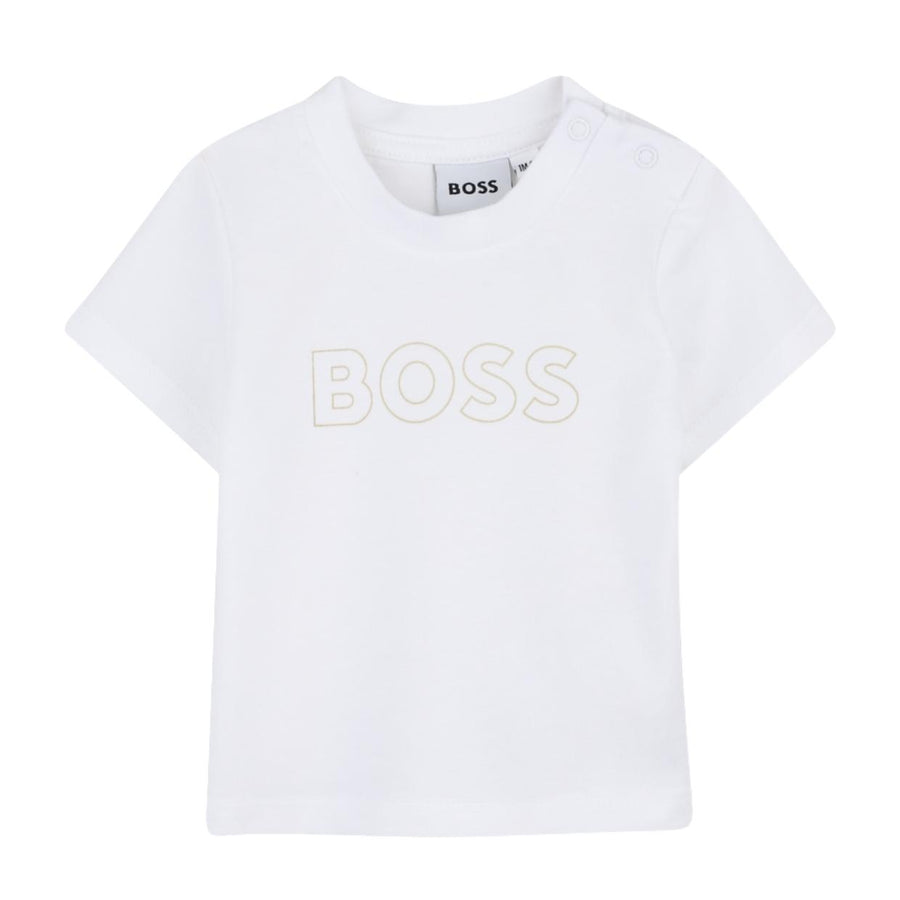 BOSS Baby Stone Beige Three-Piece Tracksuit Set