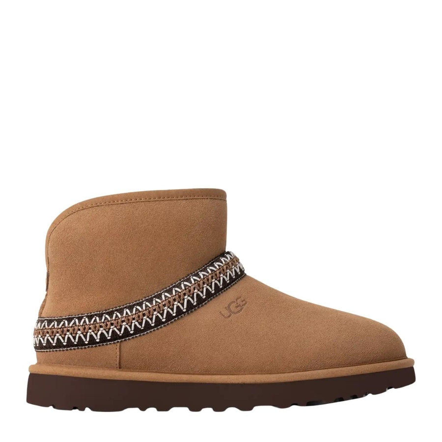 UGG Classic Mini Crescent Chestnut Boot