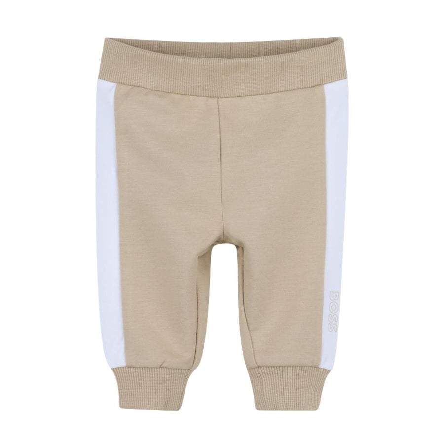 BOSS Baby Stone Beige Three-Piece Tracksuit Set