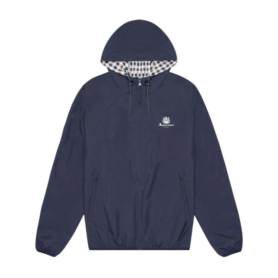 Aquascutum Active Navy Hooded Sailor Reversible Jacket