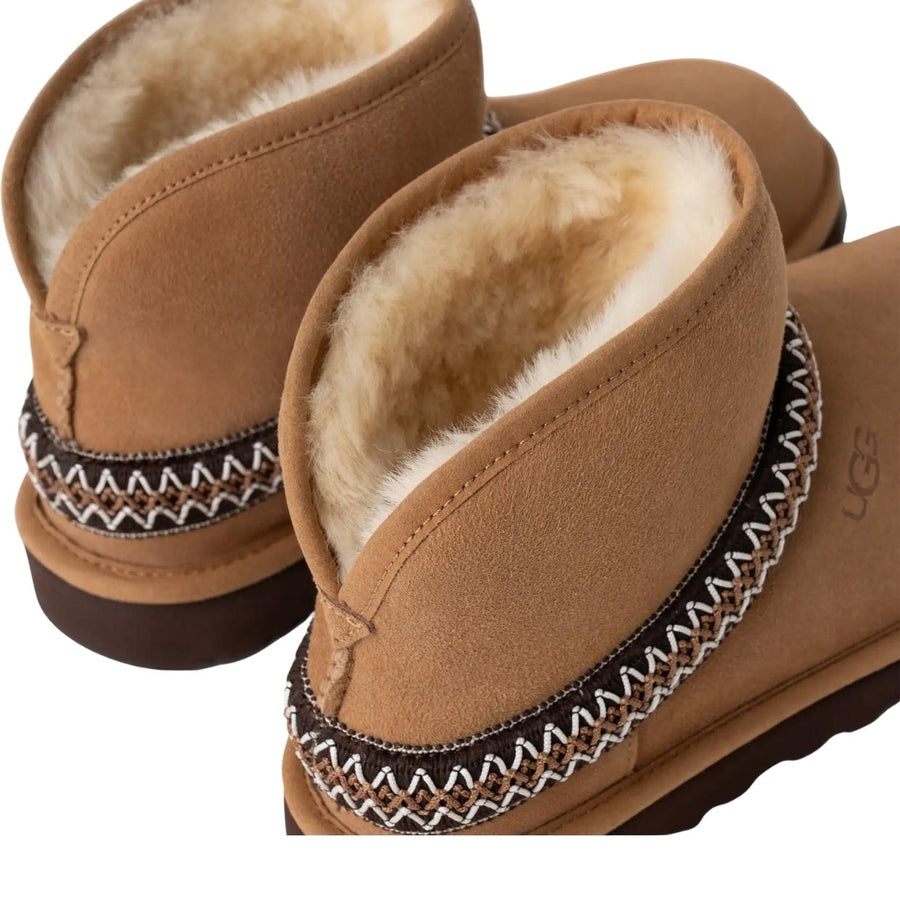UGG Classic Mini Crescent Chestnut Boot