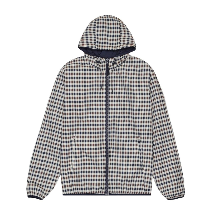 Aquascutum Active Navy Hooded Sailor Reversible Jacket