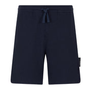 Emporio Armani Bodywear Waffle Jersey Navy Shorts