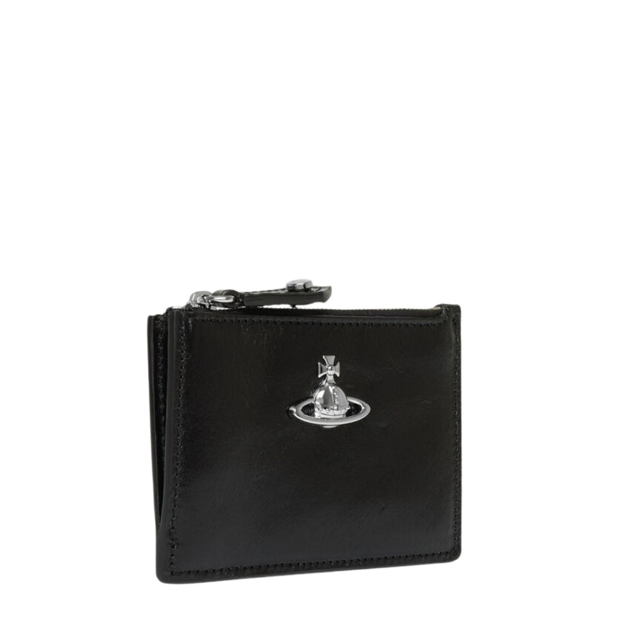 Vivienne Westwood Black Slim Long Card Holder