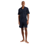 Emporio Armani Bodywear Waffle Jersey Navy Shorts