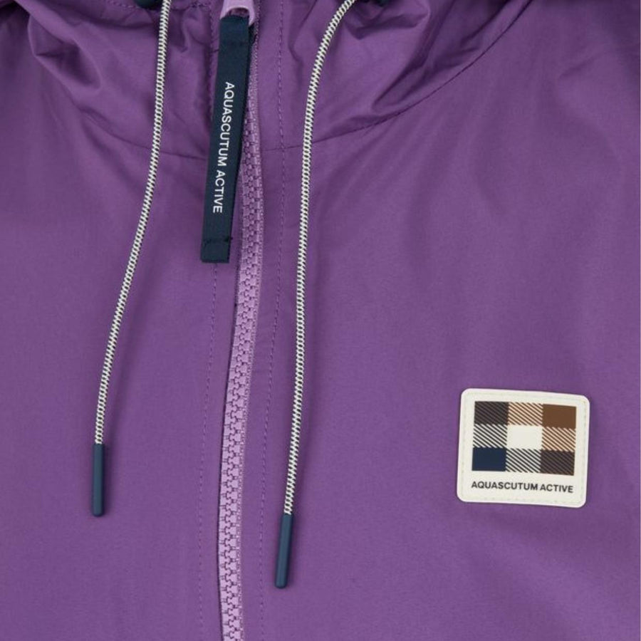 Aquascutum Active RLG Badge Reversible Purple Sailor Jacket