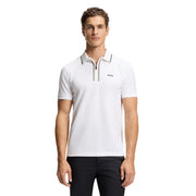 BOSS Philix GOC Slim Fit White Polo Shirt