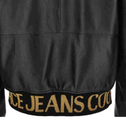 Versace Jeans Couture Black Leather Bomber Jacket