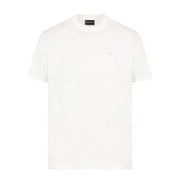 Emporio Armani Micro Eagle Logo White T-Shirt