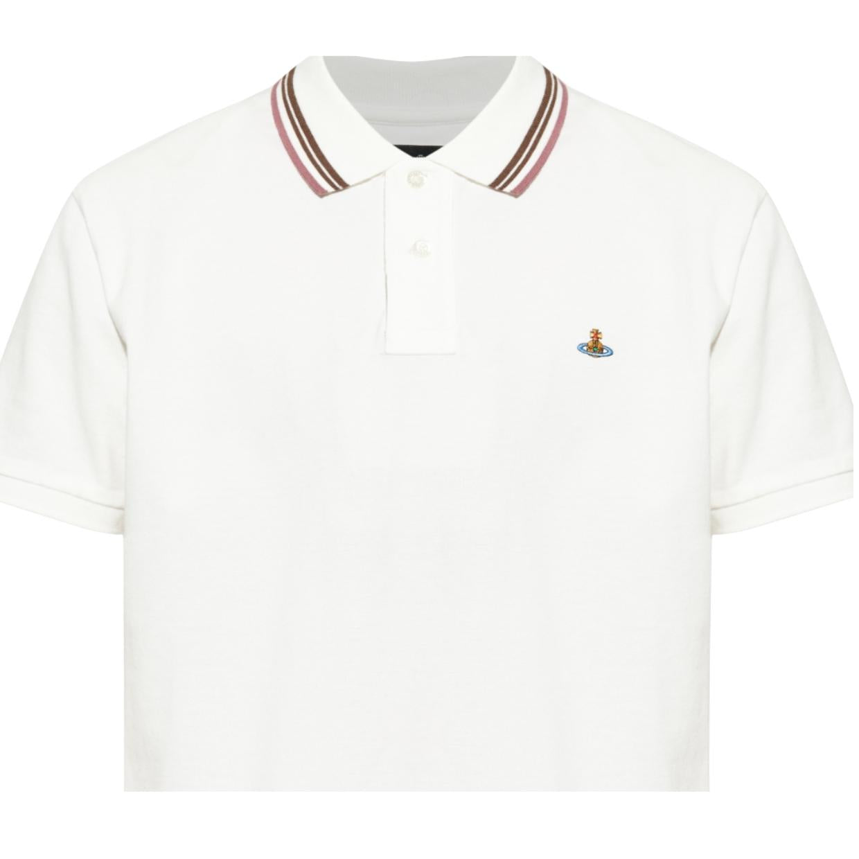 Vivienne Westwood Regular Fit Classic White Polo Shirts