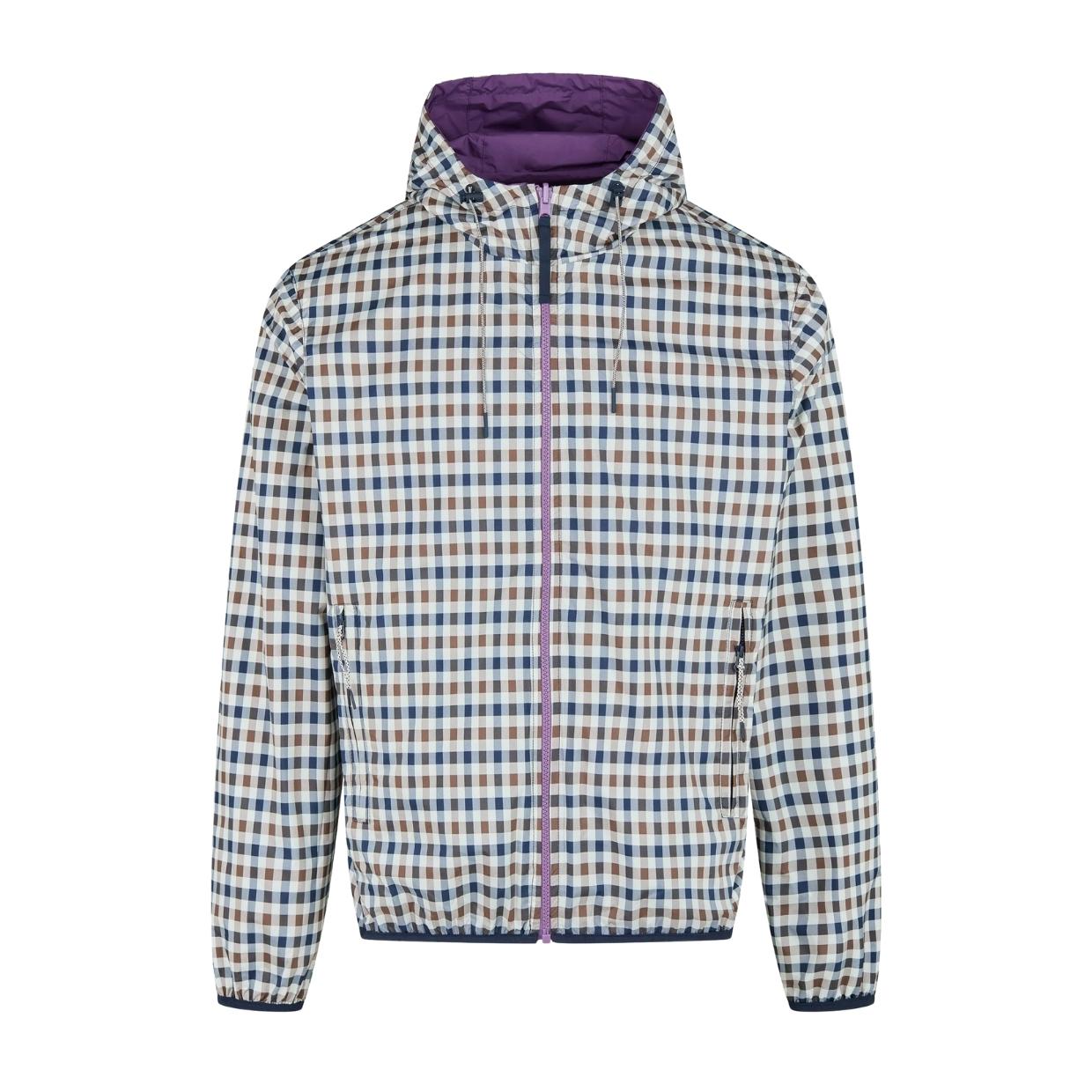 Aquascutum Active RLG Badge Reversible Purple Sailor Jacket