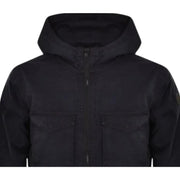 BOSS Loghy Navy Hooded Overshirt Jacket