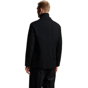 Emporio Armani Padded Multi-Pockets Nylon Stretch Black Blazer