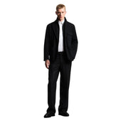 Emporio Armani Padded Multi-Pockets Nylon Stretch Black Blazer