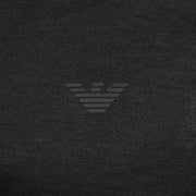 Emporio Armani Lyocell-Blend Jersey Black Polo Shirt