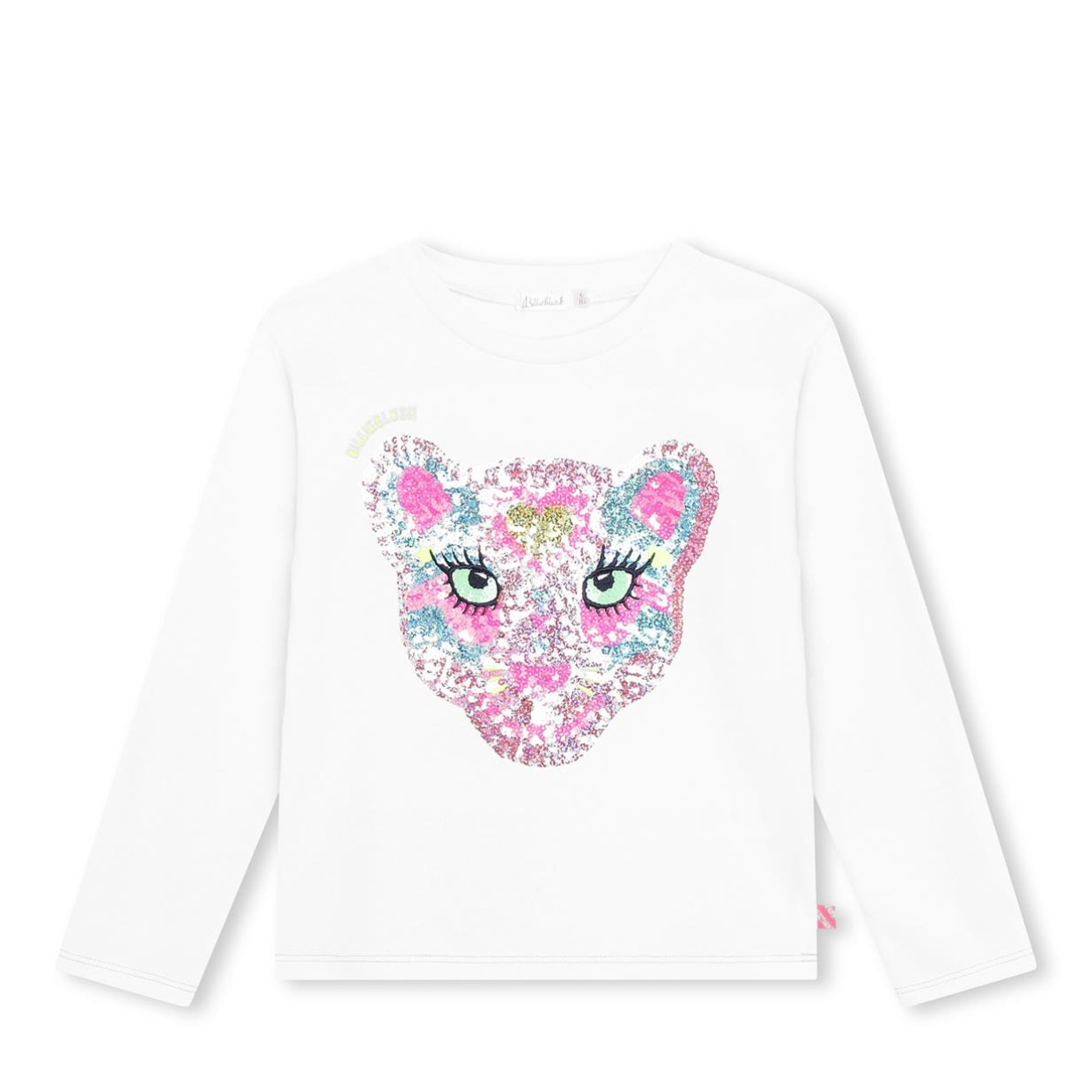 Billieblush Ivory Sequin Cat Top
