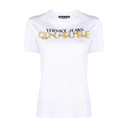 Versace Jeans Couture Chain Logo White T-Shirt