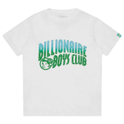 Billionaire Boys Club Kids Gradient Puff Print Arch Logo White T-Shirt