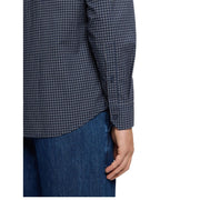 BOSS Ricoplus Regular Fit Cotton Dobby Checked Shirt