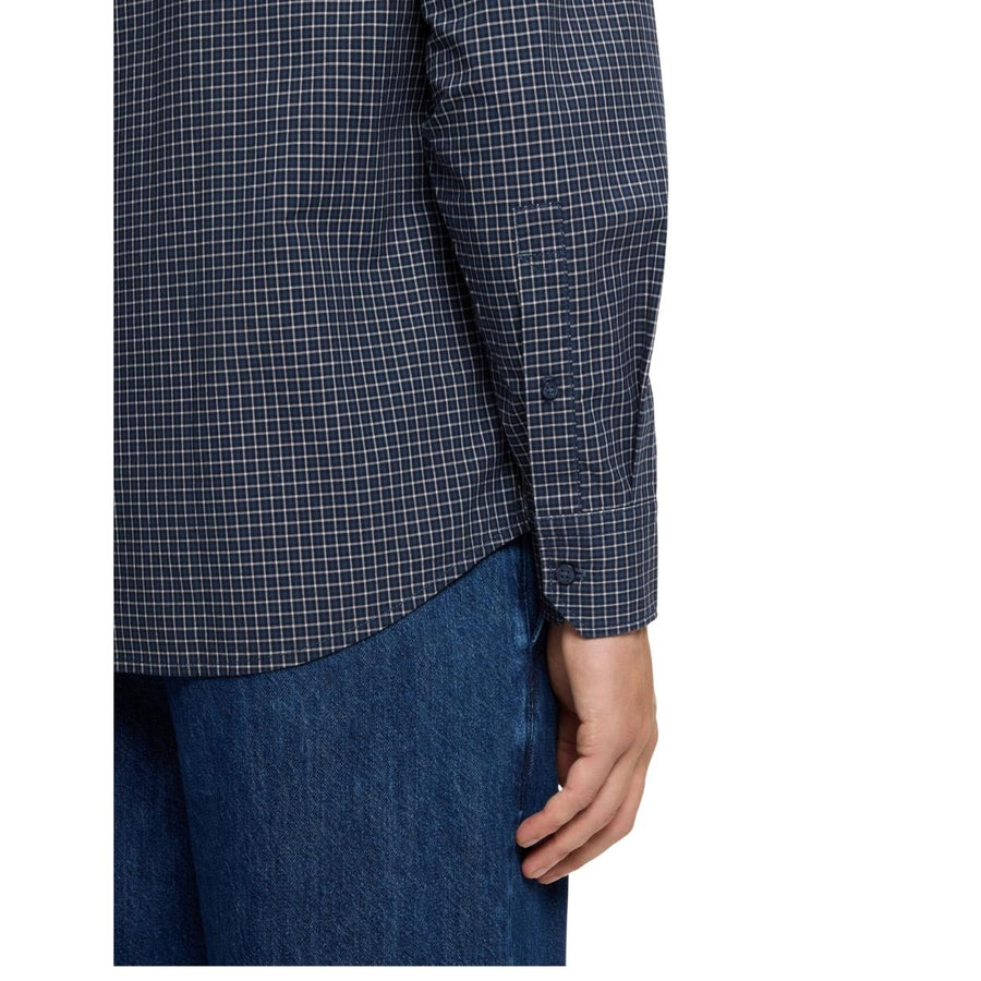 BOSS Ricoplus Regular Fit Cotton Dobby Checked Shirt