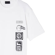 Emporio Armani Printed Graphic Off-White T-Shirt