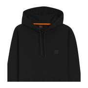 BOSS Logo Patch Wetalk Cotton Terry Black Hoodie