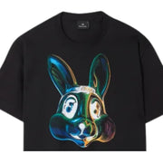 Paul Smith Printed Rabbit Black T-Shirt