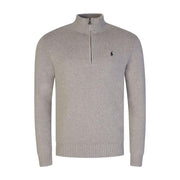 Ralph Lauren Heather Grey Half Zip Sweatshirt