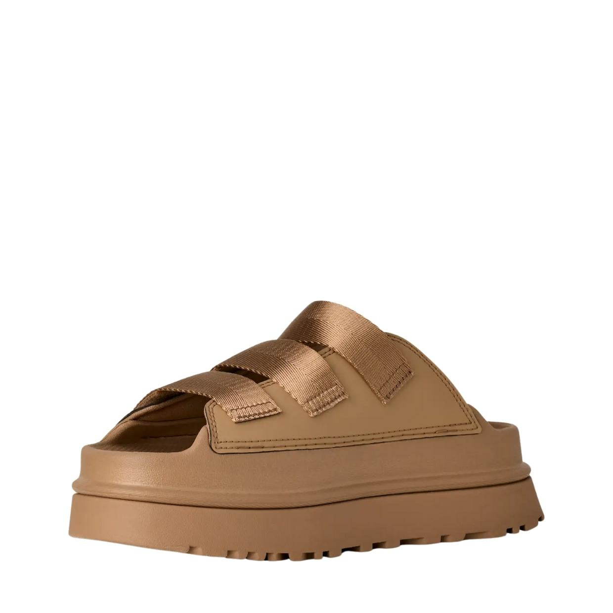 UGG Dark Sand GoldenGlow Slide | Buy Online at Retro