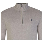 Ralph Lauren Heather Grey Half Zip Sweatshirt