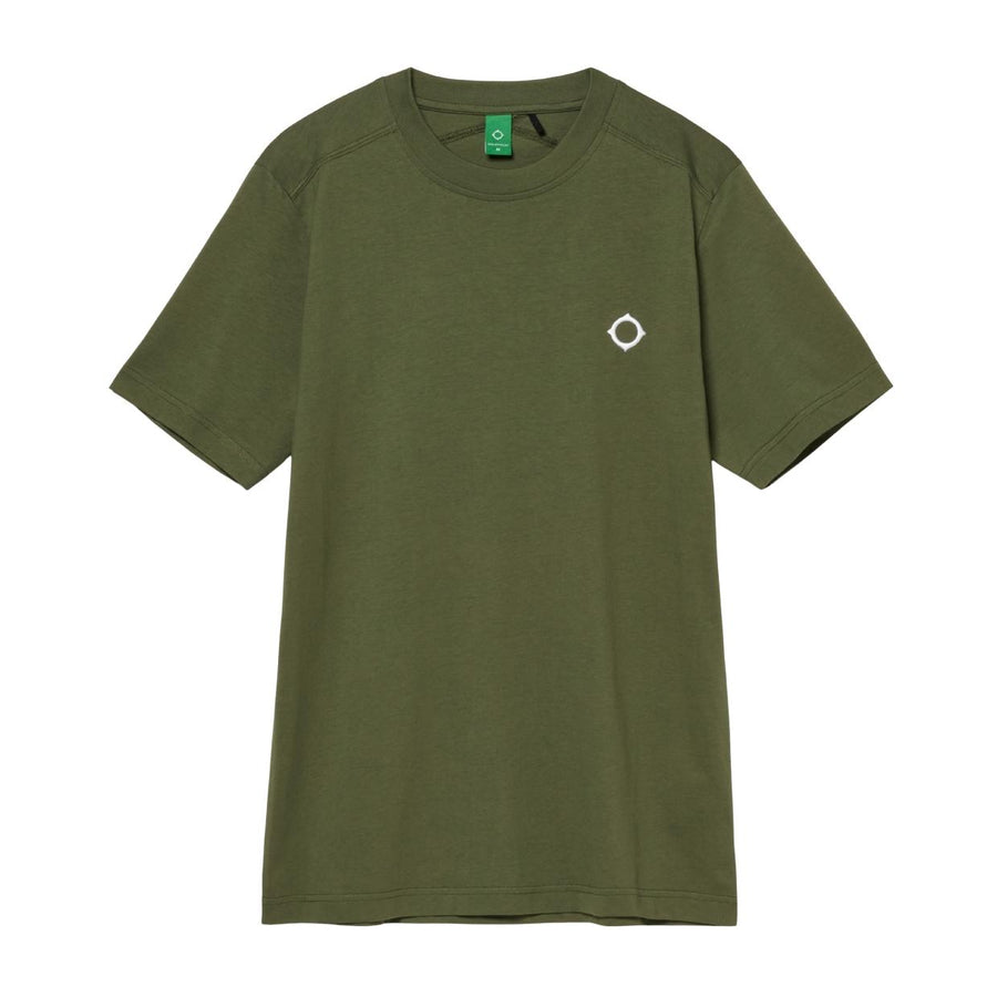 MA.STRUM Embroidered Icon Bronze Green T-Shirt