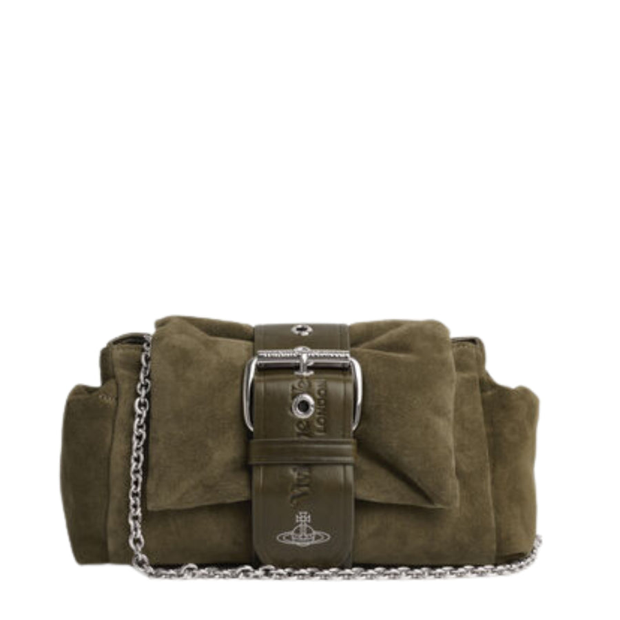 Vivienne Westwood Hazel Treasure Khaki Handbag