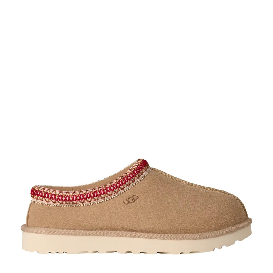 UGG Tasman II Sand/Dark Cherry Slippers