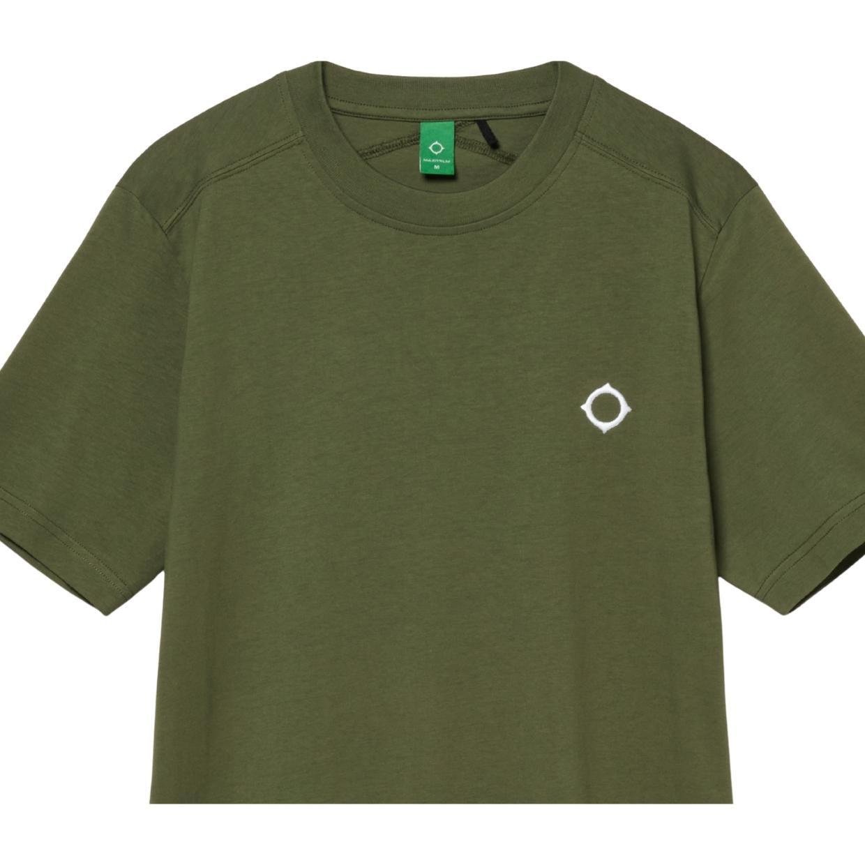 MA.STRUM Embroidered Icon Bronze Green T-Shirt