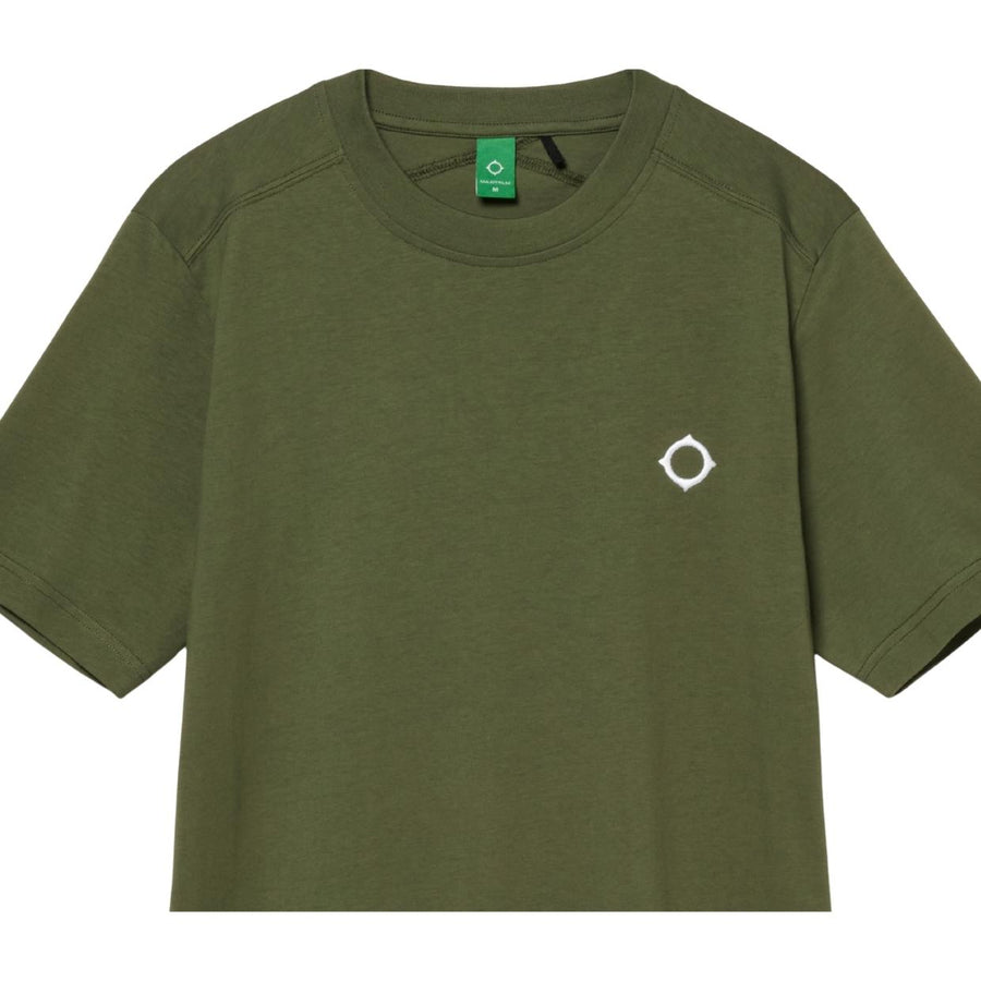 MA.STRUM Embroidered Icon Bronze Green T-Shirt
