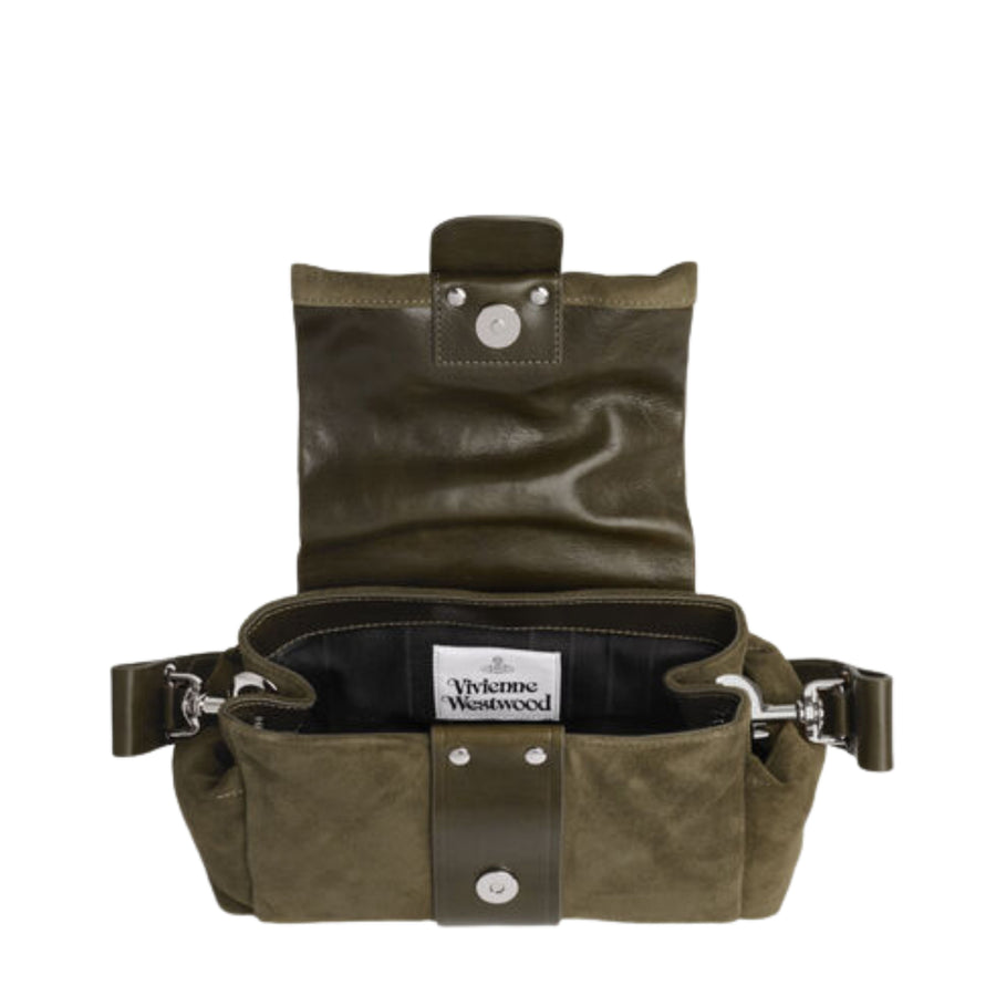 Vivienne Westwood Hazel Treasure Khaki Handbag