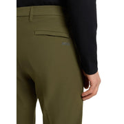 BOSS Slim Fit Stretch Fabric Commuter Dark Green Trousers