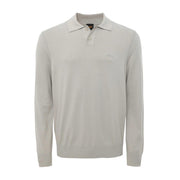 BOSS Asac Knitted Embroidered Logo Polo Shirt