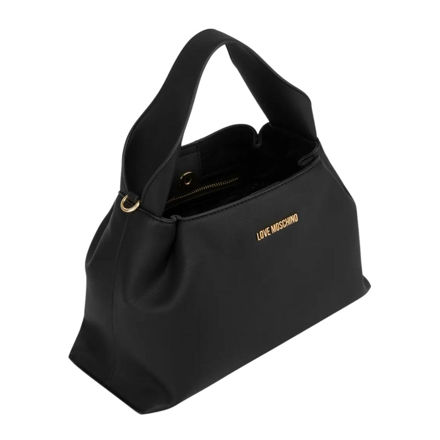 Love Moschino Logo Black Tote Bag