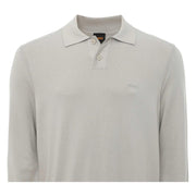 BOSS Asac Knitted Embroidered Logo Polo Shirt