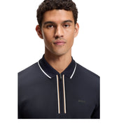 BOSS Philix GOC Stretch Cotton Slim Fit Dark Navy Polo Shirt