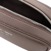 Emporio Armani Taupe Printed Logo Camera Bag